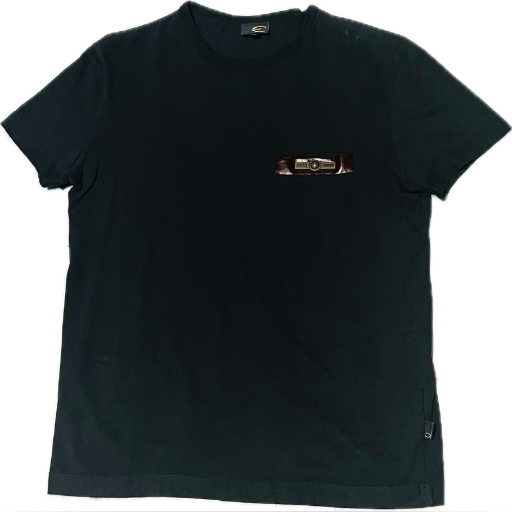 Roberto Cavalli Medium Black TShirt 19”Pit to Pit Great Condition Never Used
